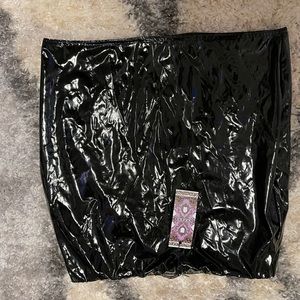 Boohoo leather skirt